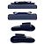 Ribbon Prada Leder Fiocco Band Compact Wallet Blau - Ansicht 10