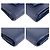 Ribbon Prada Leder Fiocco Band Compact Wallet Blau - Ansicht 8