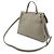 Borsa a manico in pelle Gucci Bamboo Daily Medium Grigio - vista 2