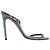 Sandali slingback Gucci con decorazioni in cristallo in scamosciato blu