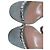 Sandali slingback Gucci con decorazioni in cristallo in scamosciato blu - vista 13