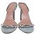 Sandali slingback Gucci con decorazioni in cristallo in scamosciato blu - vista 2