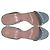 Sandali slingback Gucci con decorazioni in cristallo in scamosciato blu - vista 5