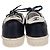 Timeless Sneakers basse Chanel CC Pull-Tab in pelle nera Nero - vista 3