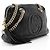 Piccola borsa a tracolla Gucci Leather Soho Chain Nero - view 2