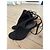 Aquazzura Stivaletti con lacci in scamosciato nero - vista 3