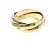 Cartier Trinity Ring mit 3 Diamanten Golden - Ansicht 3