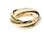 Cartier Trinity Ring mit 3 Diamanten Golden - Ansicht 4