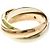 Cartier Trinity Ring mit 3 Diamanten Golden - Ansicht 5