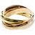 Cartier Trinity Ring mit 3 Diamanten Golden - Ansicht 7