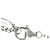 Collana Cartier Damour SM Piccolo Modello in Oro Bianco Argento - vista 10