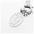 Collana Cartier Damour SM Piccolo Modello in Oro Bianco Argento - vista 11