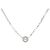 Collana Cartier Damour SM Piccolo Modello in Oro Bianco Argento - vista 2