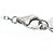 Collana Cartier Damour SM Piccolo Modello in Oro Bianco Argento - vista 9