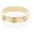 Anello Mini Love di Cartier in oro rosa D'oro - vista 3