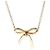 Tiffany & Co Collana Tiffany Bow Ribbon in oro rosa con rubino D'oro