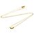 Tiffany & Co Collana Tiffany Bean in oro rosa D'oro - vista 14
