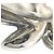 Orecchini a clip Christian Dior CD Logo strass argento - vista 7