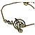 Bracciale Christian Dior Logo Cursive Dorato D'oro - vista 5
