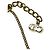 Bracciale Christian Dior Logo Cursive Dorato D'oro - vista 6