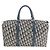 Christian Dior Borsa Boston Monogram Navy Blu navy - vista 3