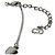 Christian Dior Bracciale da caviglia Lucchetto Cuore in metallo argentato Argento - vista 5