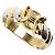 Céline Anello Macadam in oro giallo 18K e platino Celine