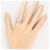 Autre Marque 14K Weißgold Diamantring Golden - Ansicht 5