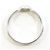 Autre Marque 10K Weißgold-Ring mit Diamant Golden - Ansicht 2