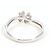 Autre Marque 14K White Gold Band Ring with Diamond Golden - view 3