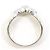 Autre Marque PT900 Platinring mit Diamant - Ansicht 2