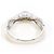 Autre Marque PT900 Platinring mit Diamant - Ansicht 3