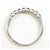 Autre Marque 10K Weißgold-Ring mit Diamant Golden - Ansicht 2
