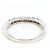 Autre Marque 10K Weißgold-Ring mit Diamant Golden - Ansicht 3