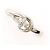 Autre Marque PT900 Platinring mit 0.04ct Diamant