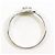 Autre Marque PT900 Platinring mit 0.04ct Diamant - Ansicht 2