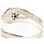 Autre Marque PT900 Platinring mit 0.04ct Diamant - Ansicht 4