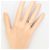 Autre Marque PT900 Platinring mit 0.04ct Diamant - Ansicht 7