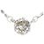 Autre Marque Collana in oro bianco 10K e diamanti D'oro