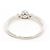Autre Marque PT900 Platinring mit Aquamarin und Diamant - Ansicht 3
