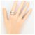 Autre Marque PT900 Platinring mit Diamant - Ansicht 7