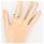Autre Marque Platinring mit Diamant - Ansicht 8