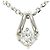 Autre Marque Collana in platino PT900 e diamanti