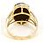 Autre Marque 14K Gelbgold-Ammolit-Ring Golden - Ansicht 4