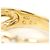 Autre Marque Anello a fascia in oro giallo 10K con diamante D'oro - vista 4