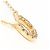 Autre Marque Collana in oro giallo 10K con diamante D'oro - vista 2