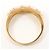 Autre Marque 10K Roségold-Ring mit Zirkonia Golden - Ansicht 2