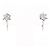 Autre Marque Orecchini a clip in platino PT900 e diamante