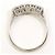 Autre Marque Platinring mit 0,17 Carat Diamant - Ansicht 2