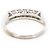 Autre Marque Platinring mit 0,17 Carat Diamant - Ansicht 3